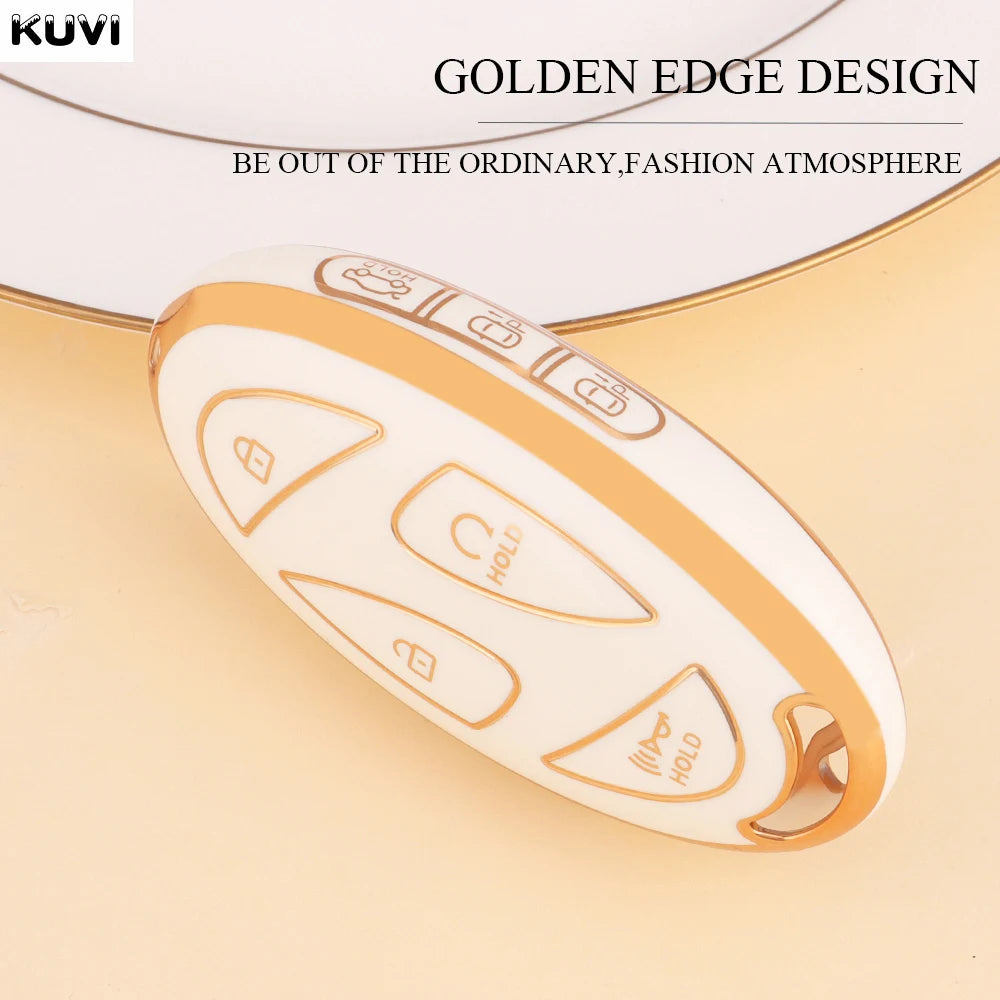 Fashion TPU 5 7 Buttons Car Key Case Cover Shell For Xiandai IONIQ 6 New Grand Prix GN7 Kona Protector Fob Bag Accessories