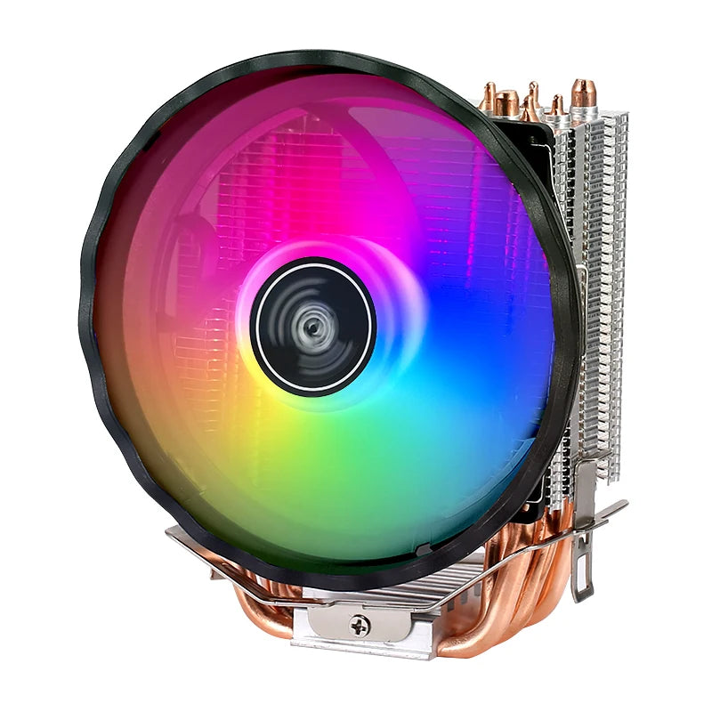 XUANFENG 120mm Fan CPU Cooler 2/4/6 Heat pipe 4pin/PWM Air-cooled Colorful lamp Compatible LGA1700 115x 1200 2011-3 x79 x99 AMD