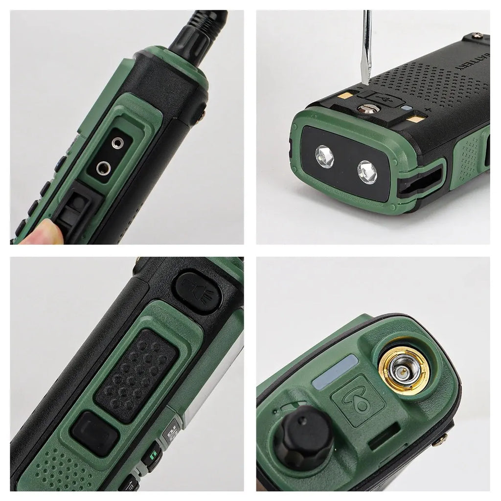 Baofeng UV 17 Pro Wireless Copy Frequency Walkie Talkie 16 KM Long Range Flashlight Type-C Charger Ham Radio UV 17 Pro L K5 5R