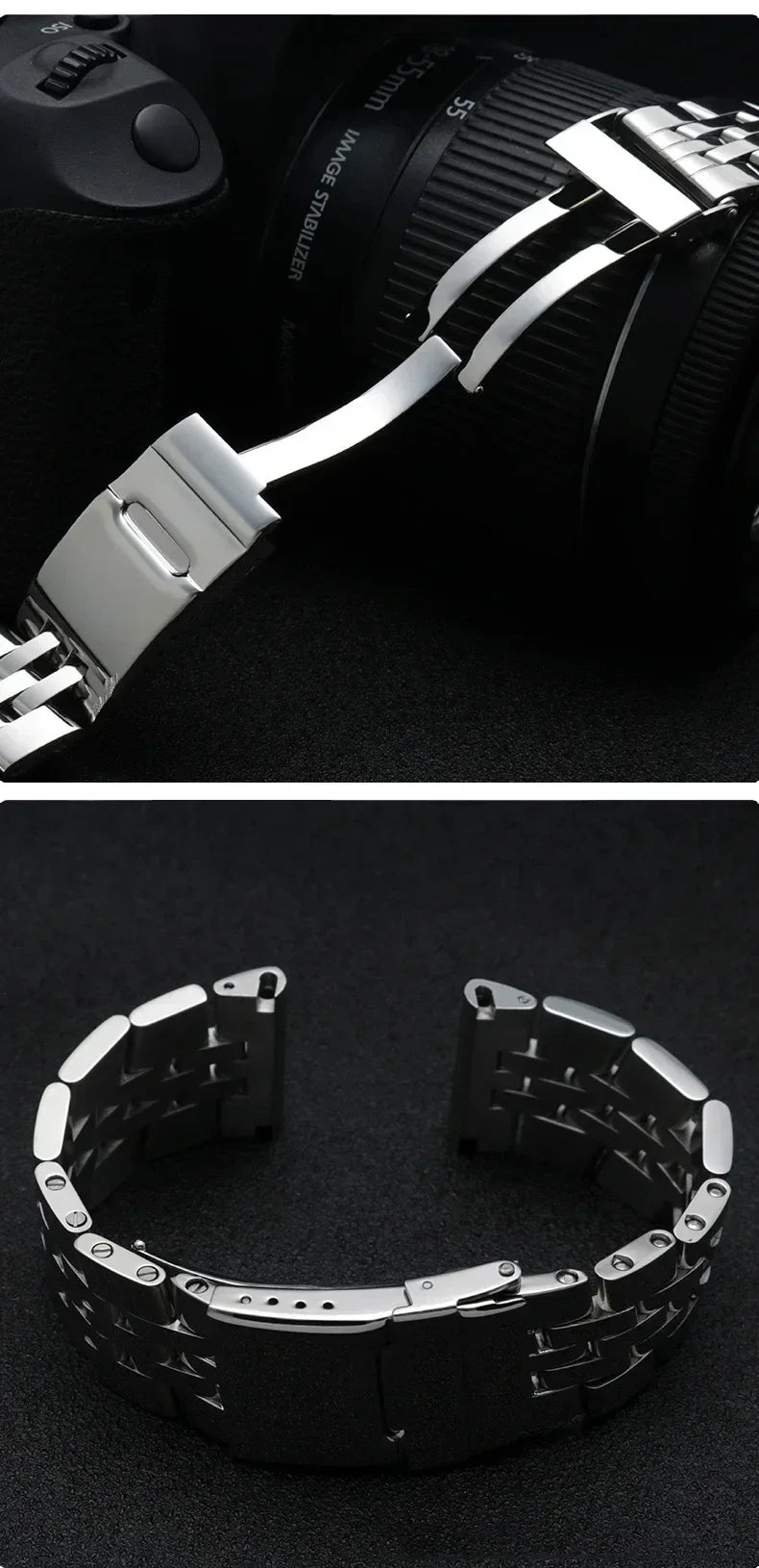 Solid Stainless Steel Watchband 20mm 22mm 24mm Bracelet For Breitling Watch For AVENGER NAVITIMER SUPEROCEAN Watch chain