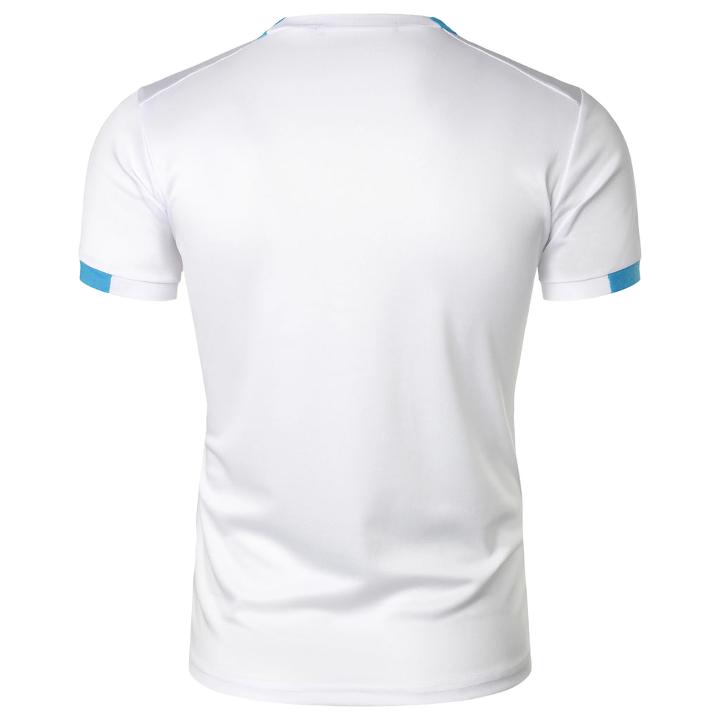 Summer men's fitness sports training Breathable short sleeve quick drying clothes men's sports fashion short sleeve T-shirt