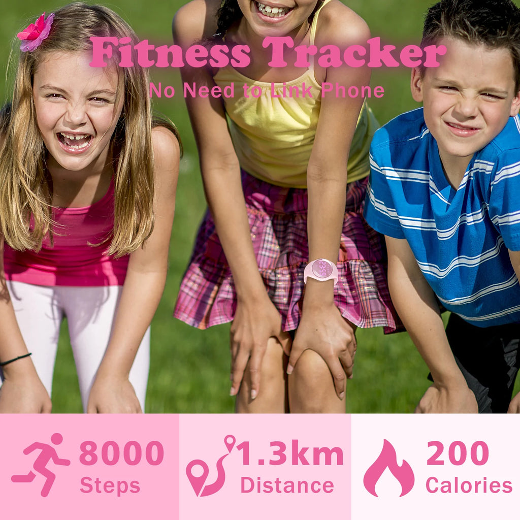 Fitness Tracker Watch for Boys Girls Digital Sport Watch for Kids with Pedometer