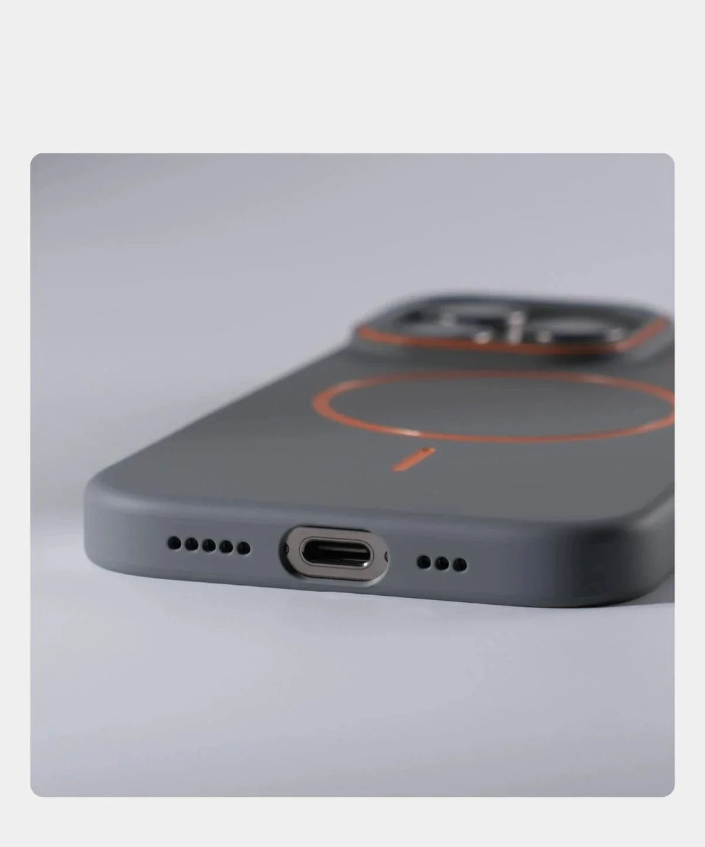 Ultra Thin Simple Hit Color For Magsafe Phone Case For iPhone 16 15 14 13 12 Pro Max Matte Wireless Charger Hard Magnetic Cover
