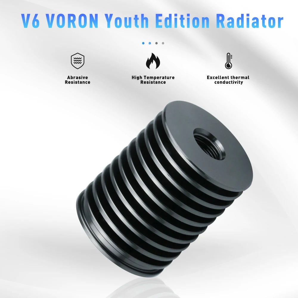 For Voron V6 Hot Sink High Temperature Resistant Aluminum Volcano Hotend Kit Voron Radiator 3D Printer Replacement Part Hotsink