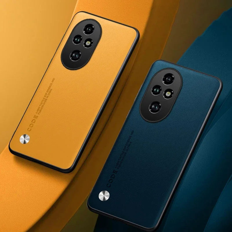 Luxury Leather Phone Case For Honor 200 Pro Protective Cover Matte Silicone Shockproof Case For Honor 200 Lite 5G Honor200 Pro