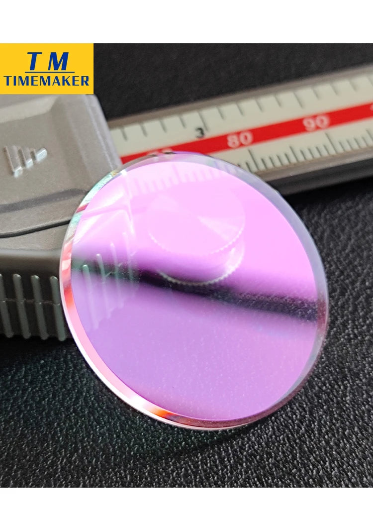 For Seiko No.5 SNX SNKH SCWA 31x1.8mm  Mineral Glass Flat With Big Chamfer Watch Mirror Transparent Coating Watch Crystal Parts