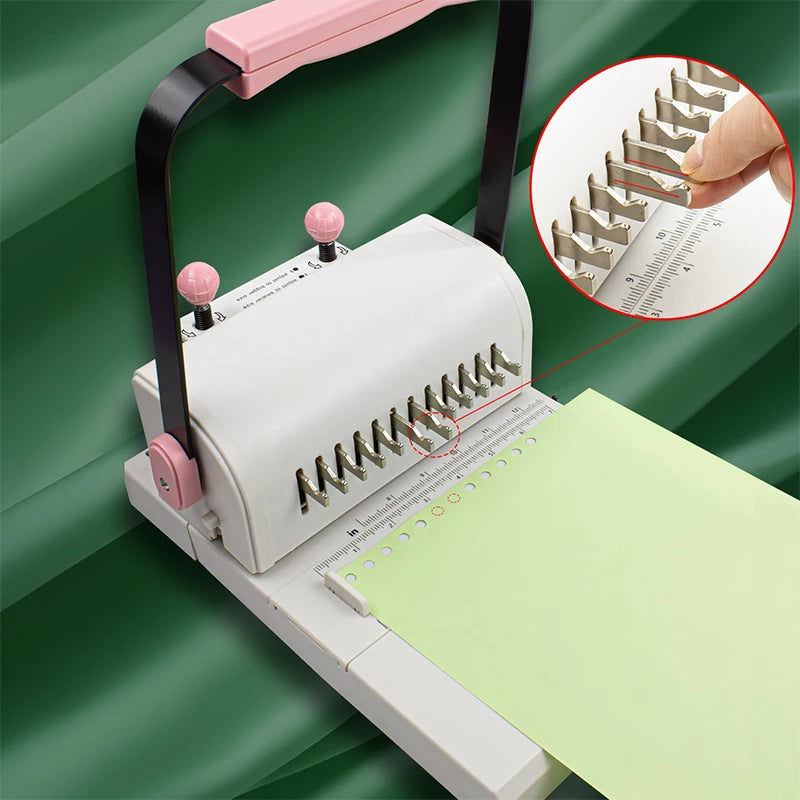 Ring Binder Punch 2:1 Hole Punch Machine Manual Ring Binder Punching Machine Ring Binder YO Ring Punching Machine Round Hole Dou