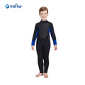 Children's 2mm 3mm Neoprene Wetsuit One-piece Long Sleeve Diving Suit Cold Proof Sunscreen Surfing Swimming Snorkeling Swimsuit