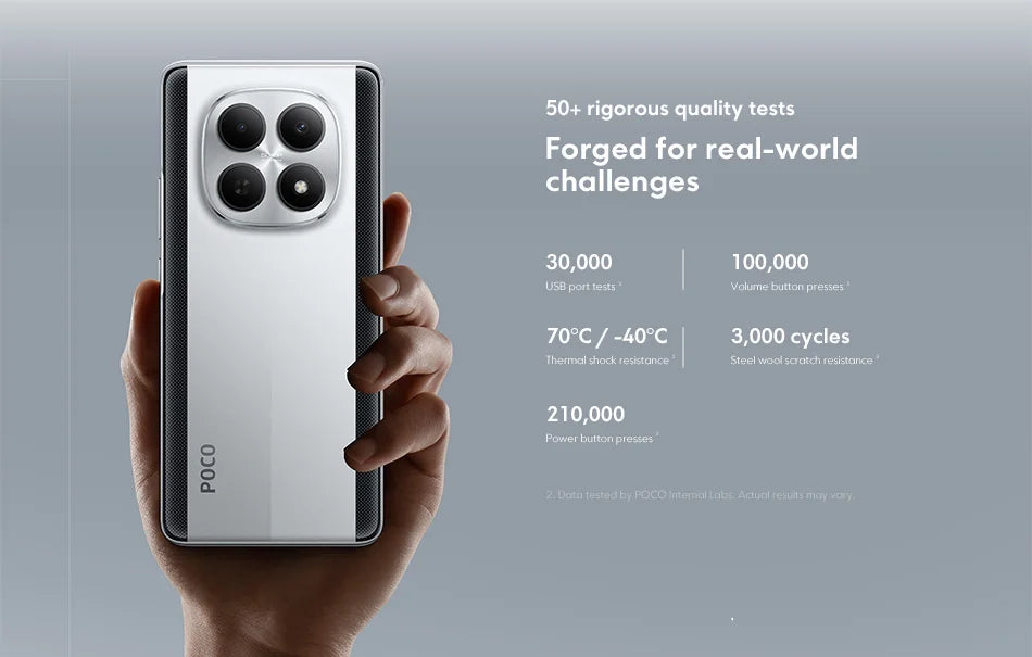 Global version POCO M8 Snapdragon® 6 Gen3 NFC 6.77" Flow AMOLED display 50MP main camera smartphone 45W turbo charging 5520mAh