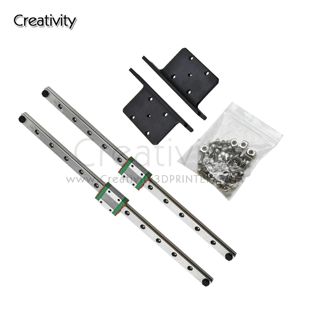 Ender 3/V2/PRO Y Axis Upgrade kit MGN12H Linear Rail upgrade kit X Axis Upgrade kit For Ender 3/V2  3d printer Upgrade Kit