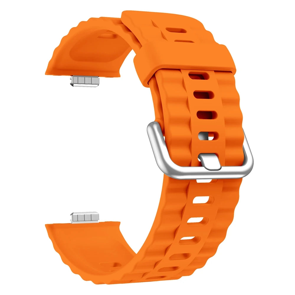 Original 1:1 Silicone Sport Strap For Huawei Watch Fit4 Pro band For Huawei Watch Fit 4/3 Replacement Bracelet Belt Watchband