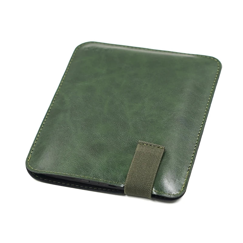 Anti falling style super slim sleeve pouch cover,microfiber leather E-Book sleeve case for Kobo glo HD 6"