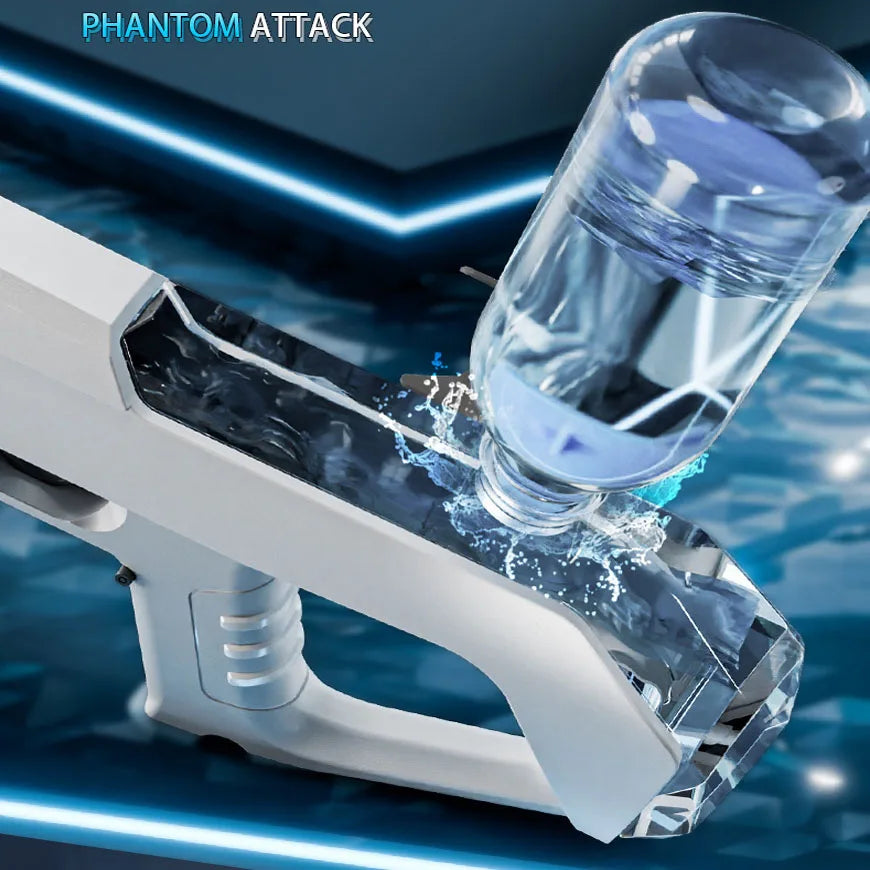 Summer High Pressure Electric Water Gun, Automatic Water For Outdoor Pool, Multiple People Fighting Games Water Toys