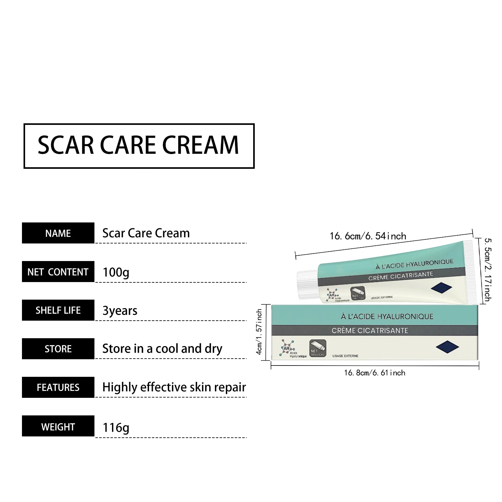 Skin Care Moisturizing Cream - Natural Gentle & Skin-Friendly, Non-Greasy Comfort Care, for Smooth Supple Skin