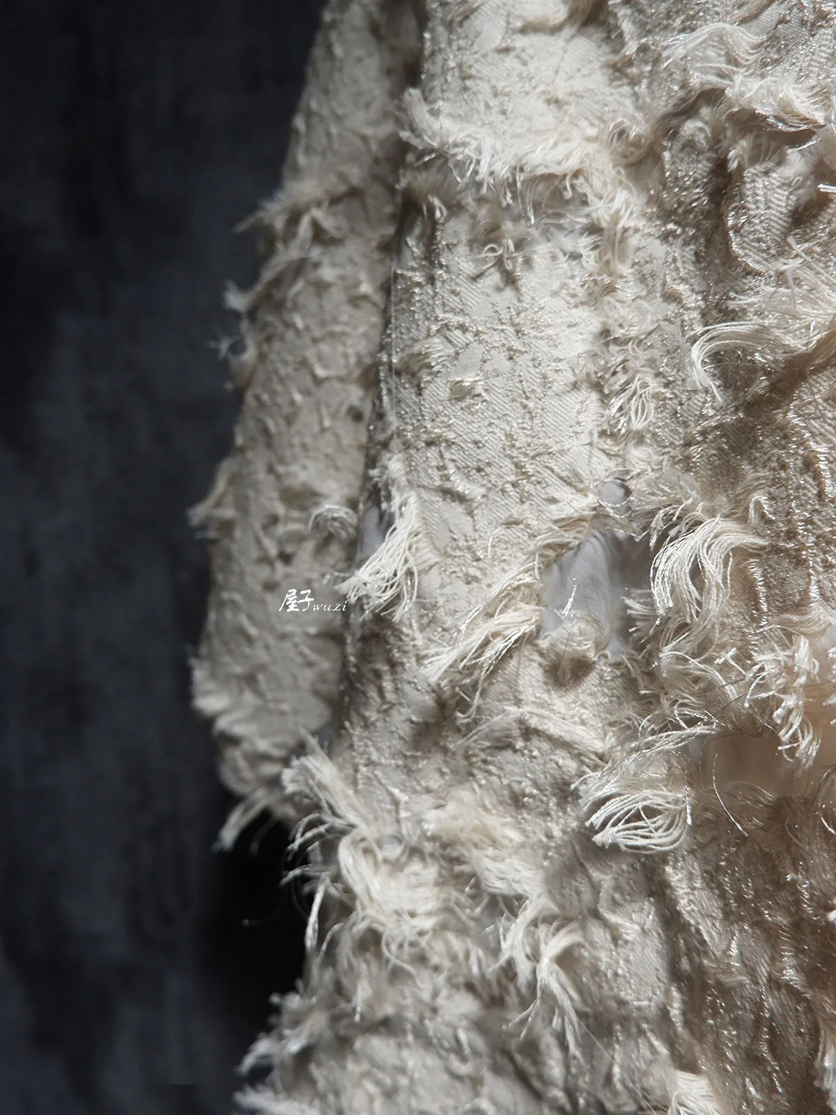 Jacquard Woven Fabric Mixed Tassels for Clothing Outerwear Designer Cloth Apparel for Diy Sewing Nylon Polyester Cotton Material