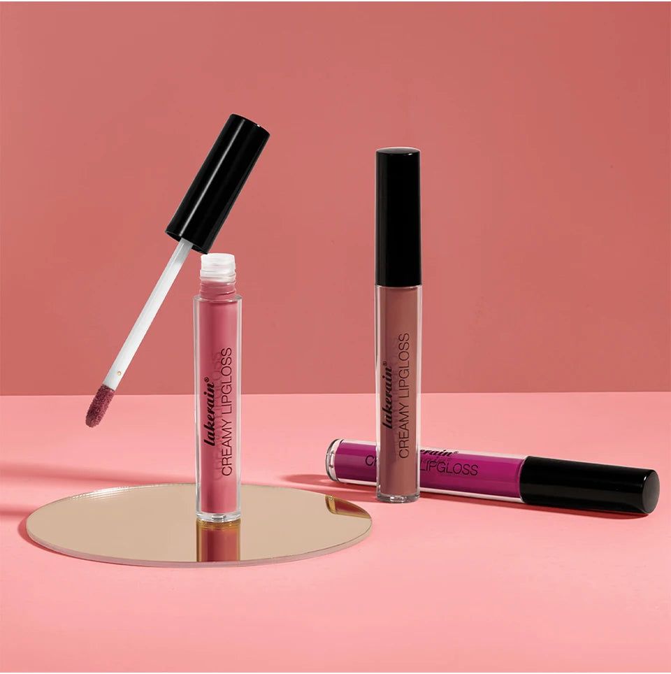 Waterproof Liquid Lipstick 8 Color Vitamin E Makeup Sets Lip Glosses Lip Plumpers Lip Cream Valentine's Day Gifts