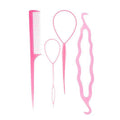4 Pcs Hair Braiding Tool, DIY Hair Styling Tool, Braid Tool Loop for Hair Braid Styling
