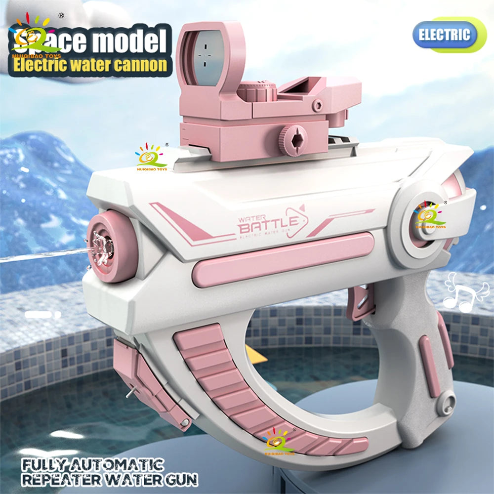 Summer electric Water gun toys, suitable for boys and girls, mechanical continuous shooting outdoor beach water games,