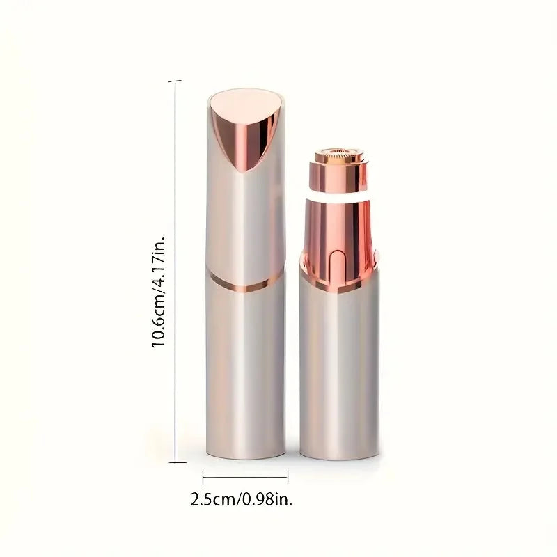 USB charging hair removal device, 2-in-1 facial and eyebrow trimmer, women's lipstick shaver, suitable for face, lips, and body
