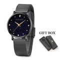Women Luxury Watch 36mm Fashionable Frosted Dial Japanese Movement Rhinestone Rose Gold Stainless Steel Mesh Women Dress Watches