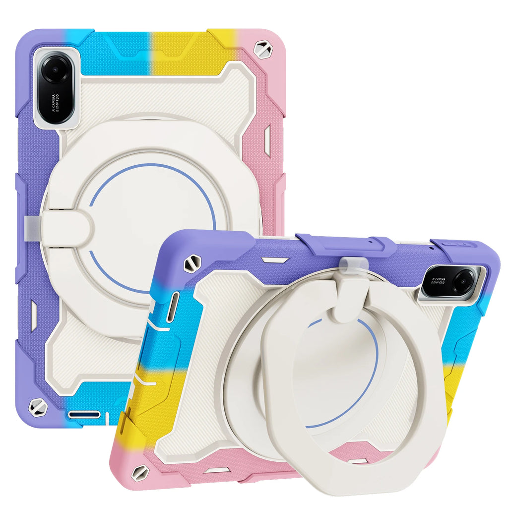 For Xiaomi Redmi Pad 2 11 2025 SE Mini 8.7 Pro 12.1 SE 11 10.61 Xiaomi MiPad 7 11.2 5 6 Pro 12.4 inch 360 Rotating Armor Case