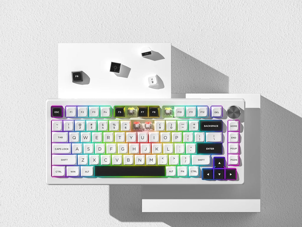 189 Key PBT Double Shot Key Cap ISA Profile Keyboard Keycaps for MX Switches Womier Anne Pro 2 Mechanical Gaming Keyboard
