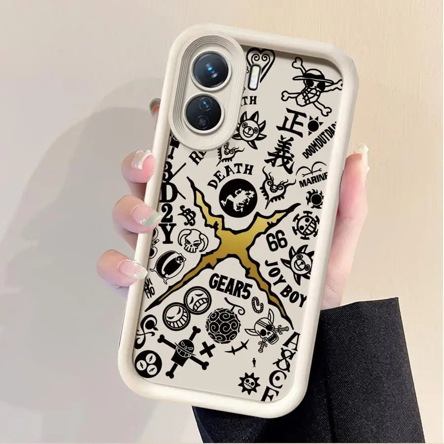 One Pieces Logo TPU Soft Case for Xiaomi Redmi Note 14 Pro Plus 11S 11 13 12 10 12S 10S 11Pro 13Pro+ 12Pro+ 14Pro+