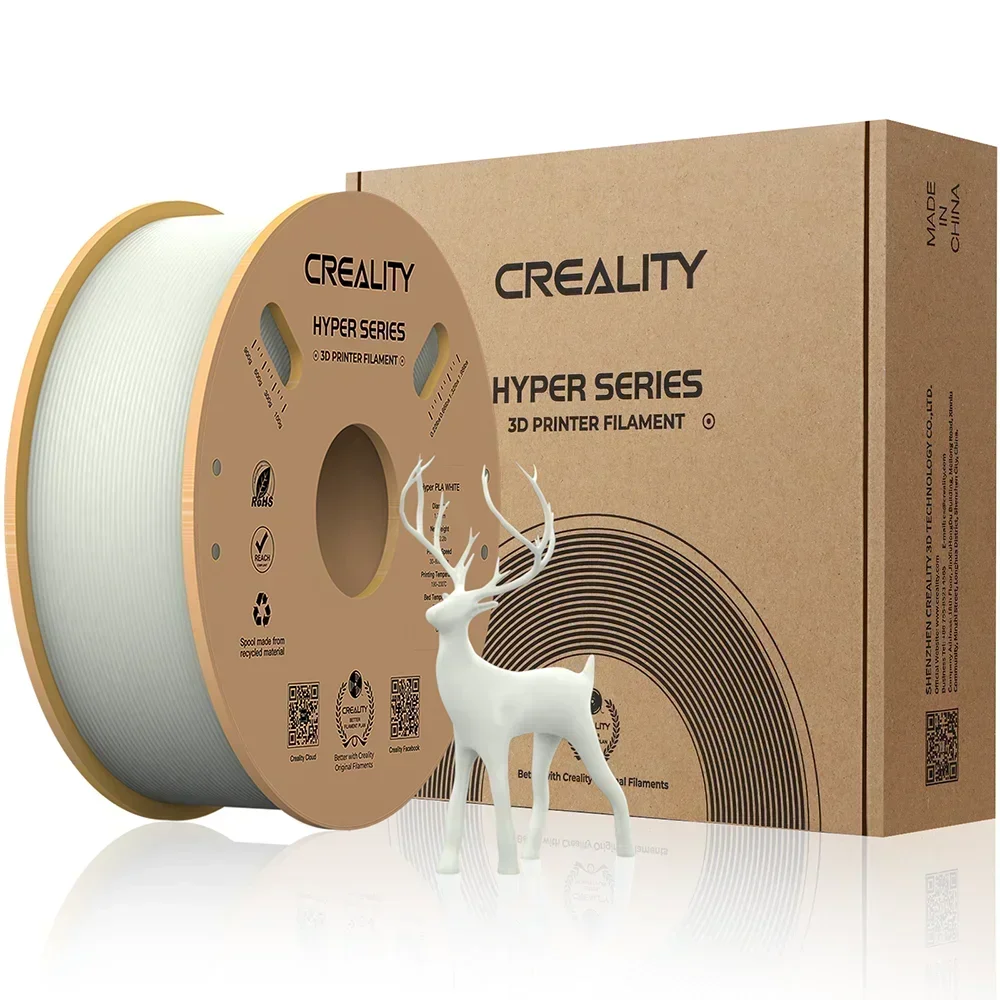 Creality Hyper PLA Filament 1KG High Precision Faster Cooling Better Fluidity Non-toxic Moisture Resistance For FDM 3D Printer