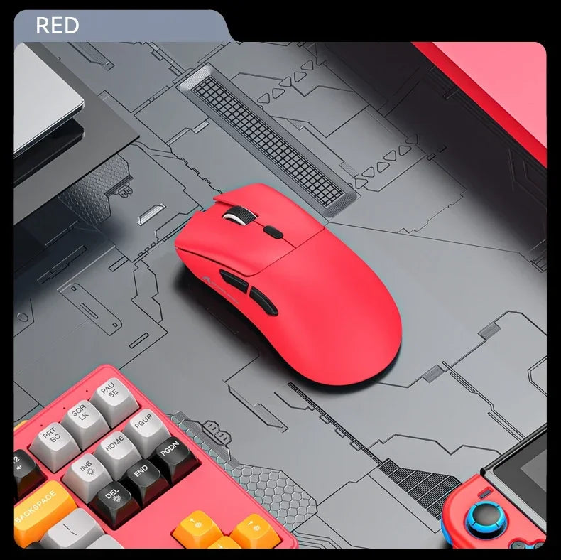 Attack Shark R1 Wireless Mouse Lightweight Ergonomic DesignMouse 1000Hz Bluetooth Tri-mode Connection 18000dpi Optical Mouse