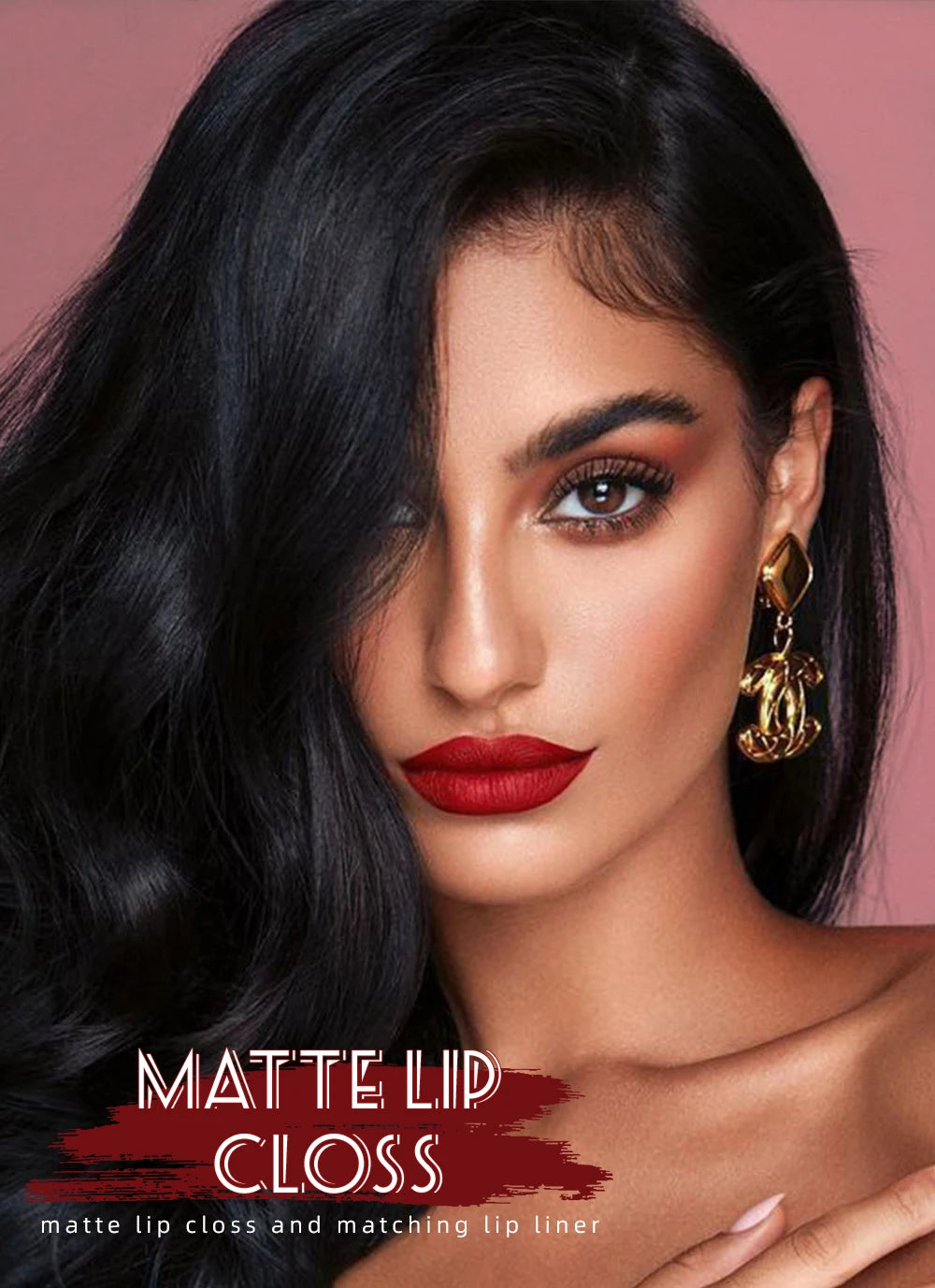 6 Colors Double-end Lip Gloss Waterproof Lipstick Pencil Long Lasting Sexy Red Lipgloss Beauty Matte Lip Liner Pen Lips Makeup