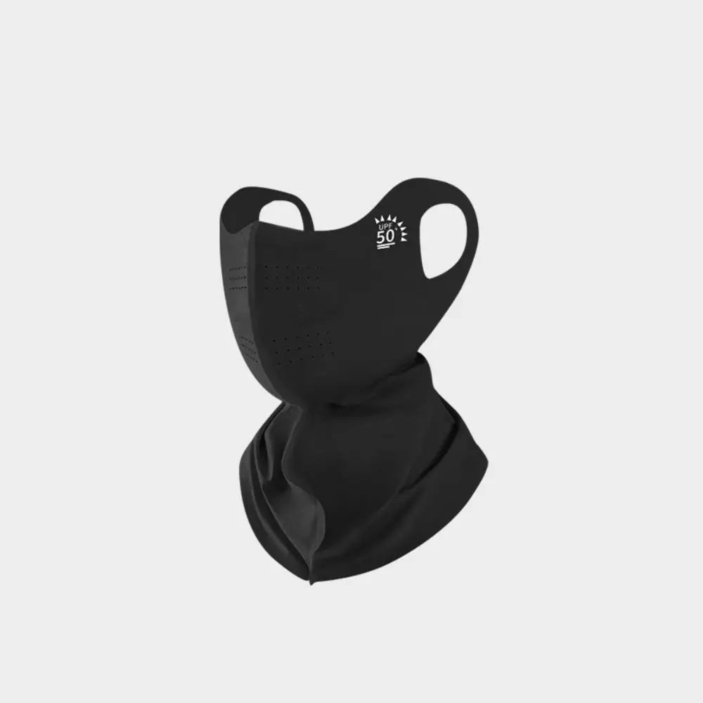 Cool Ice Silk Sun Protection Mask 3D Breathable Anti-UV Neck Scarf Sunscree UPF50+ Sunshade Face Mask Outdoor