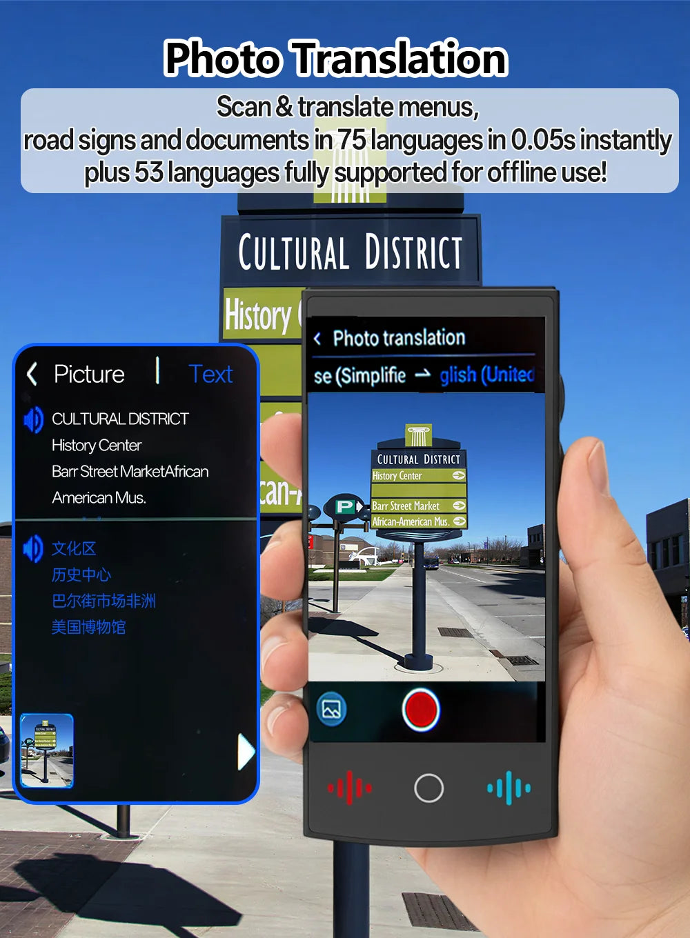 2026 New AI Travel Translator T26 ChatGPT 160 Languages Professional Business Voice Translation Real-time for Corporate Trip
