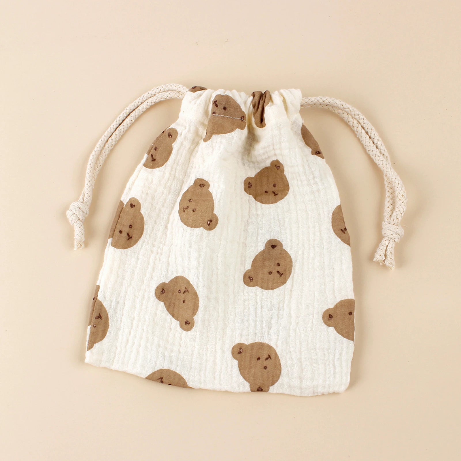 Print Baby Stroller Outing Items Storage Bag Cotton Drawstring Dustproof Stroage Bag Toddler Diaper Bag Multifunction Mommy bag