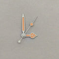NH35 Hands Watch Accessories Red Orange Blue Black Edge White Three Pin Green Glow Hands Suitable For NH35/36/4R/7S Movements