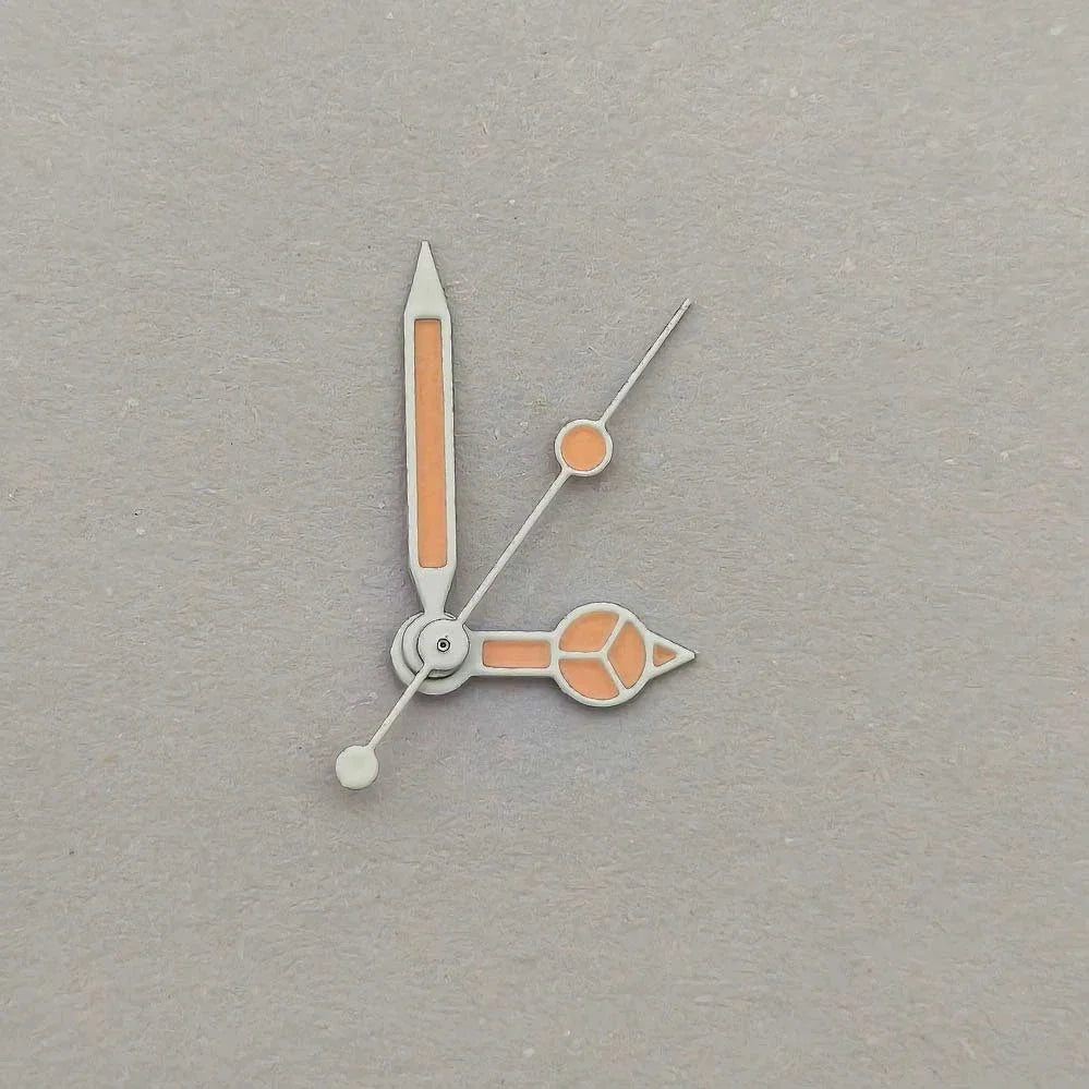 NH35 Hands Watch Accessories Red Orange Blue Black Edge White Three Pin Green Glow Hands Suitable For NH35/36/4R/7S Movements