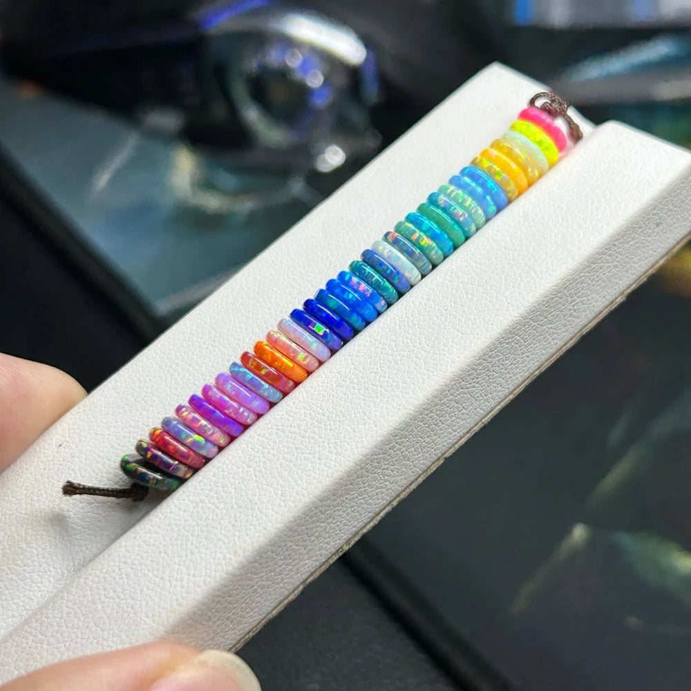 Opal Stones Strand Loose Synthetic Gemstone Polished Wholesale For Jewelry Designers