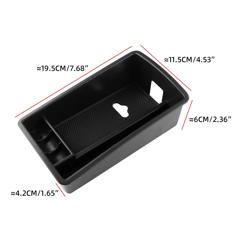 Car Central Armrest Box Storage Tray Holder Case for Audi A3 8V S3 2014 2015 2016 2017 2018 Organizer Accessories