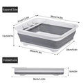Kitchen Foldable Dish Rack  Storage Holder Drainer Bowl Tableware Plate Portable Drying Rack Home Dinnerware Dish Rack Organizer