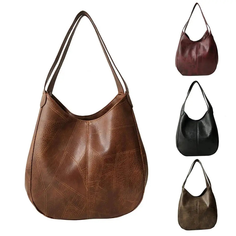 Women's Handbags Vintage Luxury Leather Shoulder Bag Designers Large Bag Modern Fashion Brand Female