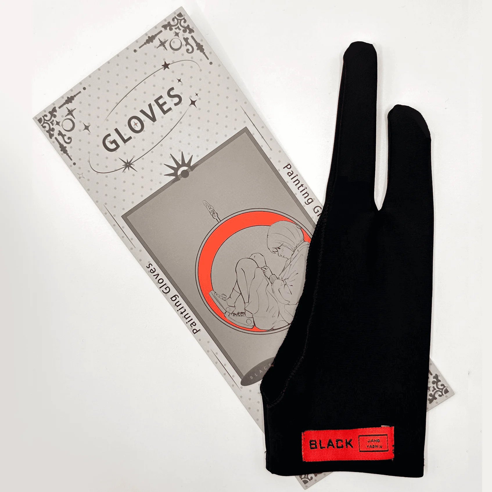 Three-layer Non-slip Glove for iPad/Graphics Drawing Tablet HUION /WACOM/XP-PEN, Drawing Glove for sketching Paiting Art Student