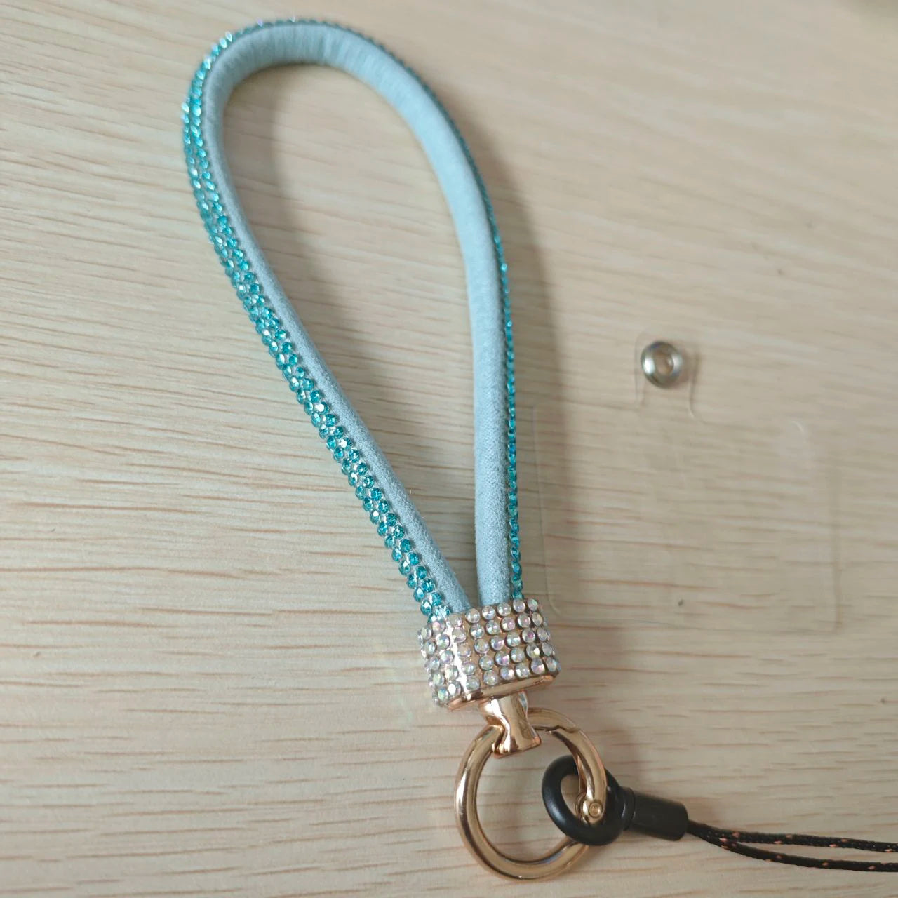 Mobile Phone Charm Lanyard Luxury Rhinestone Wrist Key Chain High-end Diamond-encrusted Bracelet Reinforced Cellphone Cord Strap