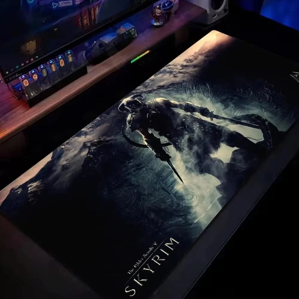 SKYRIM GAMEs Mouse Pad MousePad 900x400 Gaming Accessories Deskmat Desk Mat Game Mats Mause Office Pads Pc Xxl Large