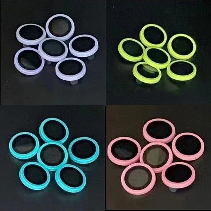 Luminous Ceramic Camera Protector Film For iPhone 14 13 12 11 15 Pro Max 14 Plus 12 13 mini Lens Ring Tempered Glass Glowing Cap