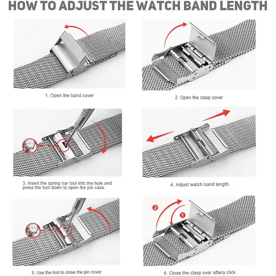 Watch Bracelet Strap for Blackview W70 Pro W60 W50 Smartwatch Stainless Steel Band for Blackview W70 Pro Metal Correa Wristband