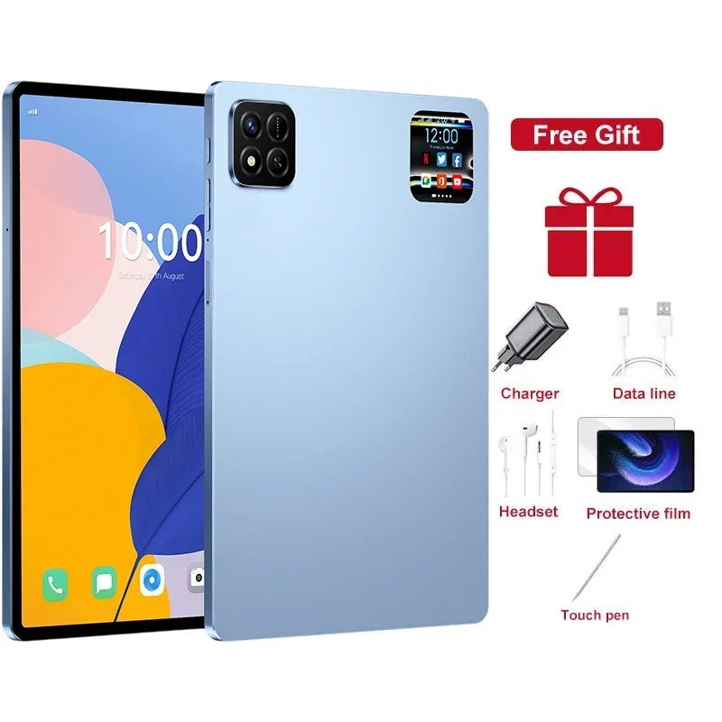 Upgraded Pad 7 Pro Global Version Tablet Android 15 Game Tab 22GB+2TB 10000mAh WiFi GPS 5G Dual SIM 10.1 Inch Kids Tablet PC