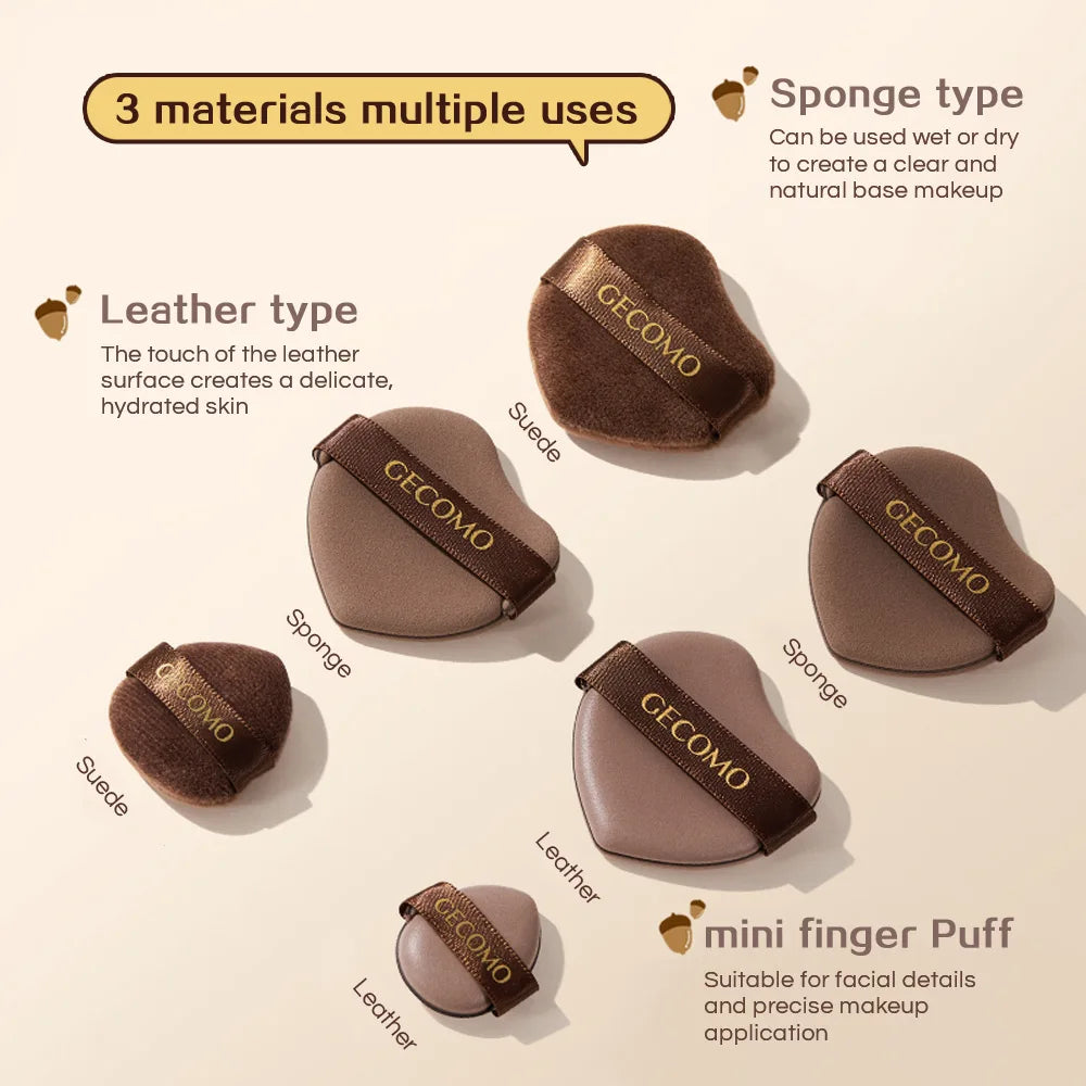 Soft Makeup Sponges 6pcs Flocking Blender Puff Beauty Tool For Face Foundation Cosmetics Blending Sponges Set