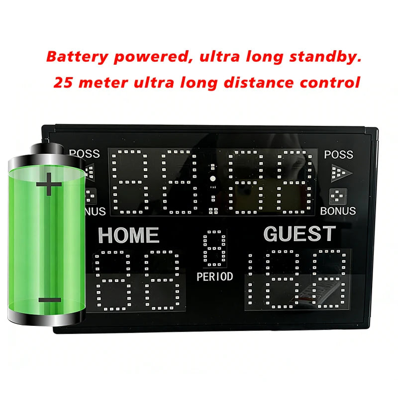 Sports Basketball Game Electronic Table Tennis  Football Tennis , Electronic Scoreboard Charging with tirpod