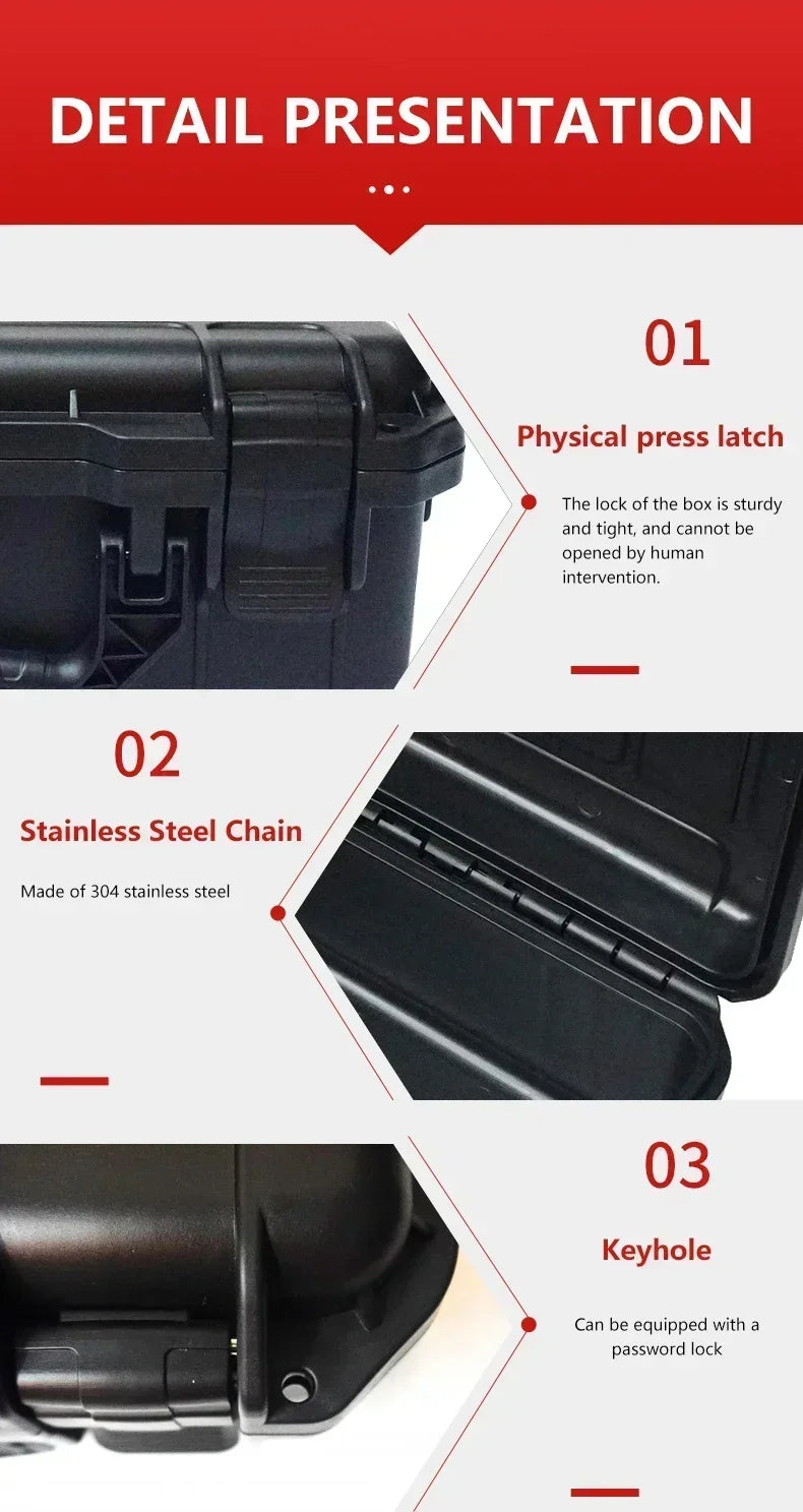 15 Slot Plastic Watch Case Portable Waterproof Watch Case Is Used To Store Watches Tool Box Watch Storage Box Hard Case
