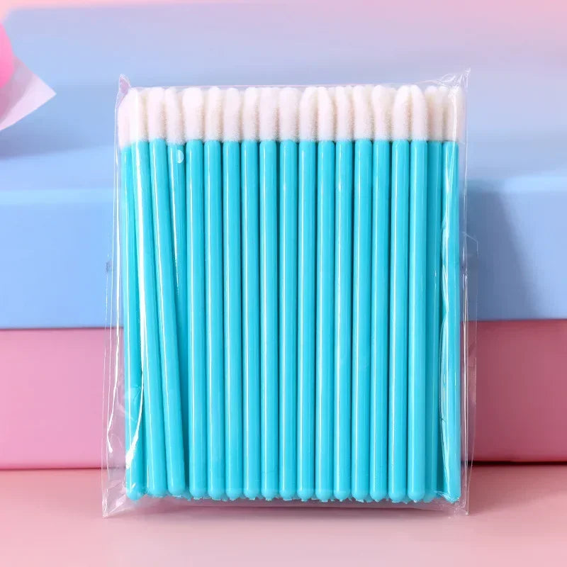 50/100PCS Wholesale Lipstick Perfect Best   Gloss Wands Up Disposable Lip Brush Women makeup Make Applicator Hotting Accessories