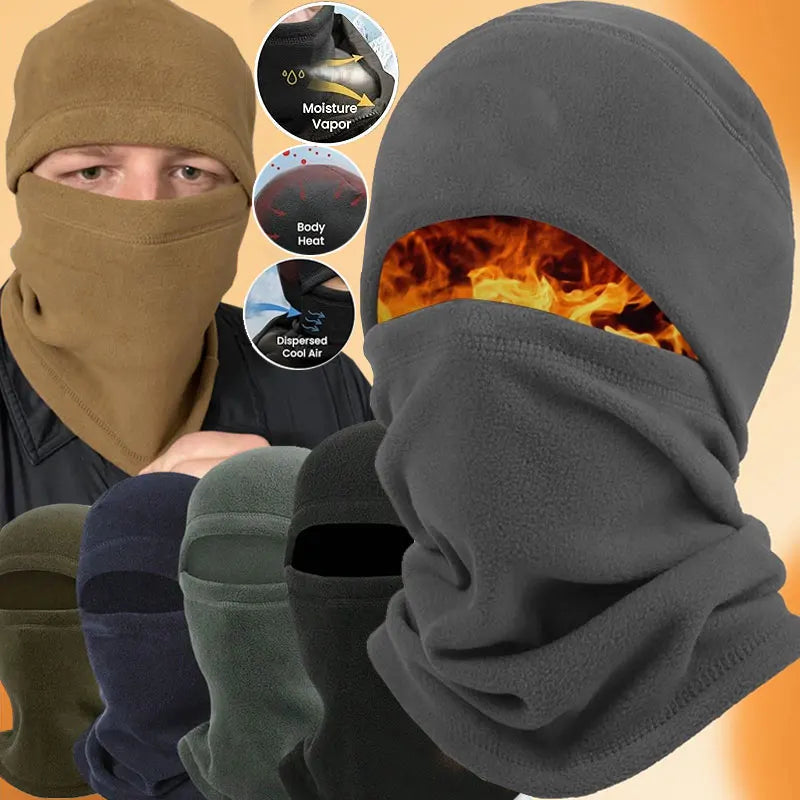 Winter Warm Balaclava Cap Outdoor Keep Warm Windproof Full Face Mask Bicycle Motorcycle Helmet Inner Cap Men Women Cycling Mask